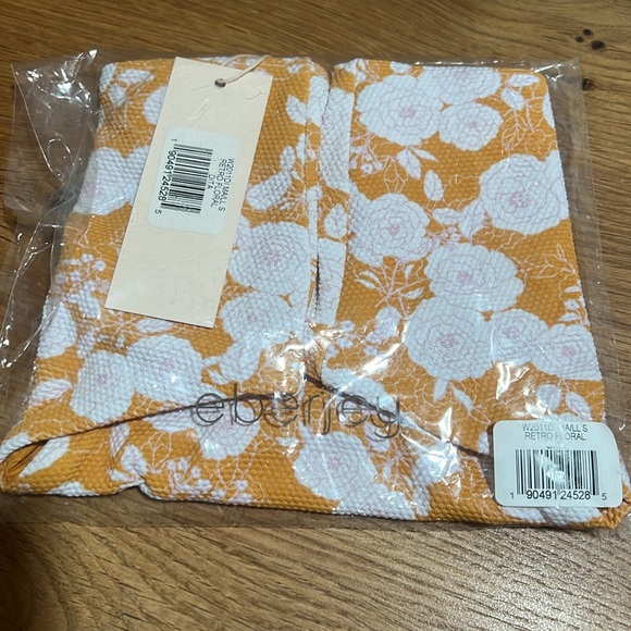 NWT Eberjey Mango Lilac Dita High Waisted Swim Bottom Size Small Reg. $118 - Picture 3 of 6